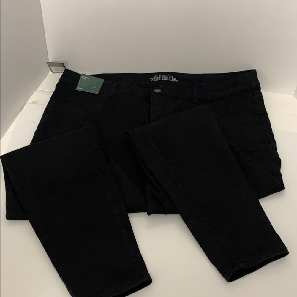 Ladies black jeans